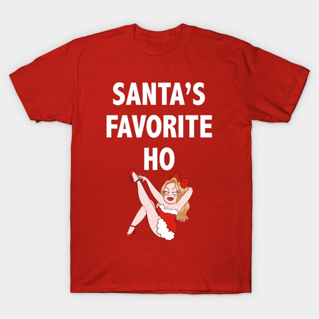 SANTA'S FAVORITE HO T-Shirt by Bella Illustration 